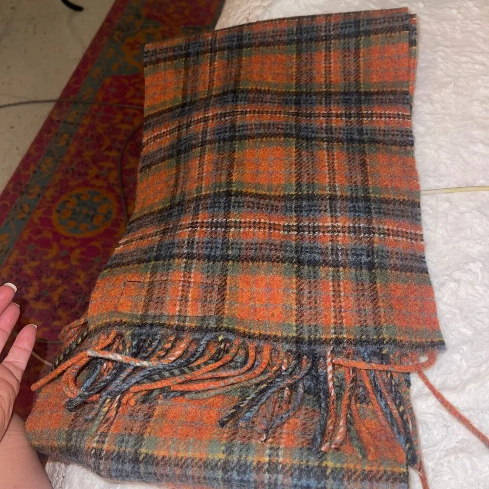 Edinburgh Old Town Weaving Co Womens Scarf One Size Multicolor Pure Wool - Picture 7 of 10